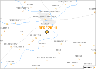 map of Berezichi