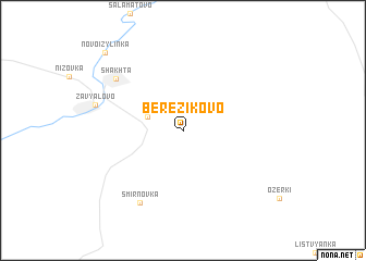 map of Berezikovo