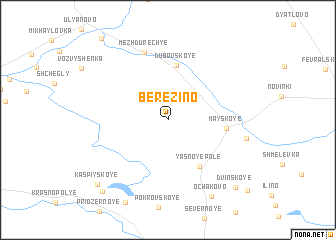 map of Berezino