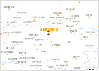 map of Berëzino