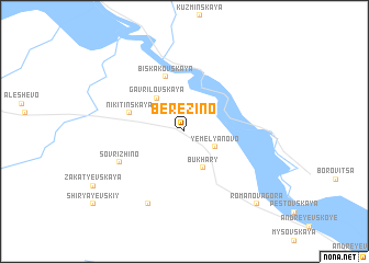 map of Berezino