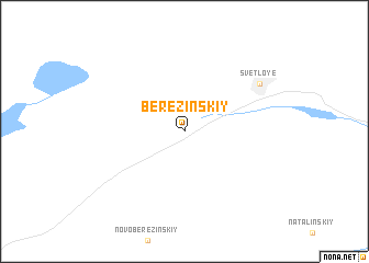 map of Berezinskiy