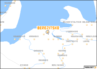 map of Berezitsko