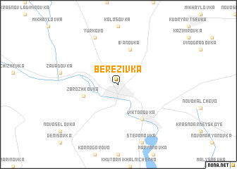 map of Berezivka