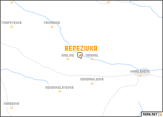 map of Berezivka