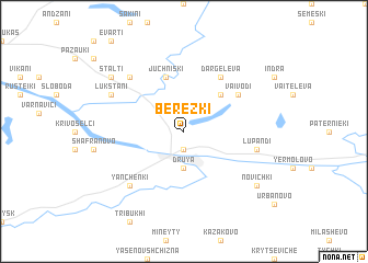 map of Berezki