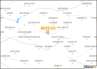 map of Berëzki