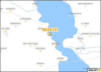 map of Berëzki