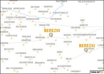 map of Berëzki