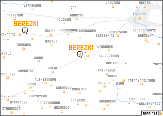 map of Berëzki