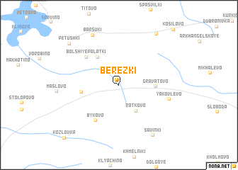 map of Berëzki