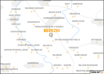 map of Berëzki