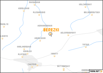 map of Berëzki