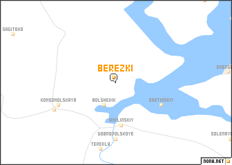 map of Berëzki