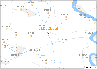 map of Berezlogi