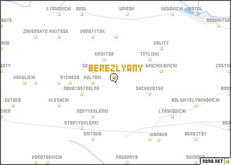 map of Berezlyany