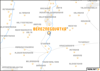 map of Bereznegovatka
