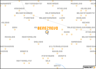 map of Bereznëvo