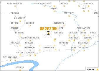 map of Berezniki