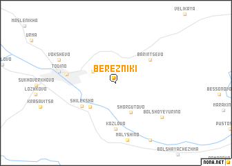 map of Berezniki