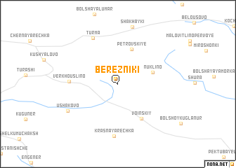 map of Berezniki