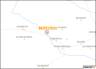 map of Berezniki