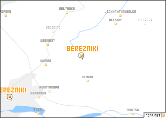 map of Berezniki