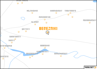 map of Berëzniki