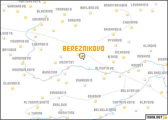 map of Bereznikovo