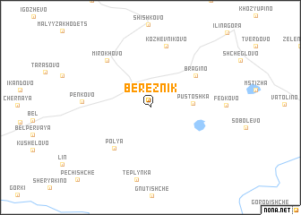 map of Bereznik