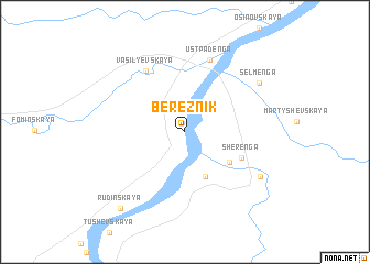 map of Berëznik