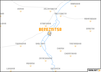 map of Bereznitsa