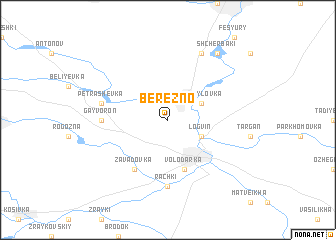 map of Berëzno