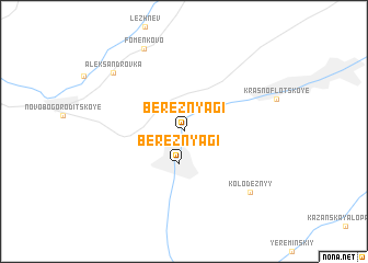 map of Bereznyagi
