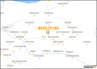 map of Bereznyag