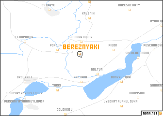 map of Bereznyaki