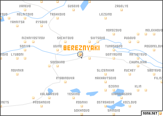 map of Bereznyaki