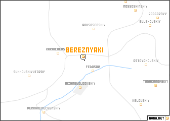 map of Bereznyaki