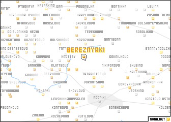 map of Bereznyaki