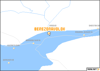 map of Berezonavolok