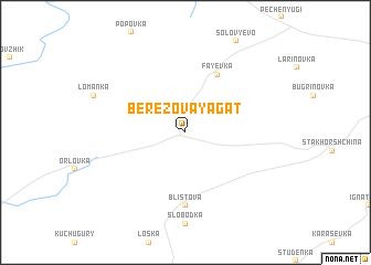 map of Berëzovaya Gatʼ