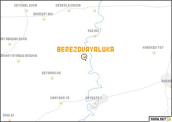 map of Berëzovaya Luka