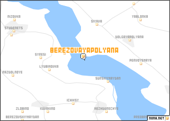 map of Berëzovaya Polyana
