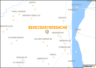 map of Berëzovaya Roshcha