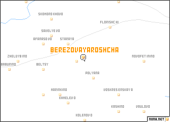 map of Berëzovaya Roshcha