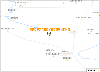 map of Berëzovaya Roshcha