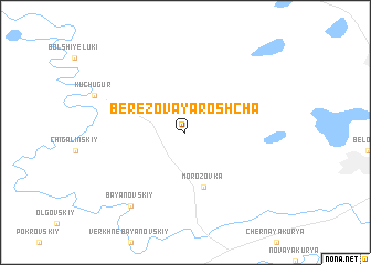 map of Berëzovaya Roshcha