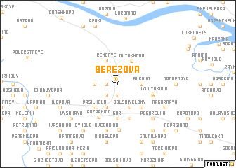 map of Berëzova