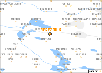 map of Berëzovik