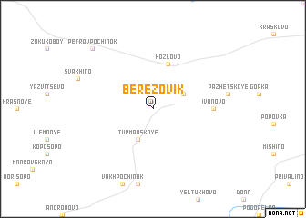 map of Berëzovik